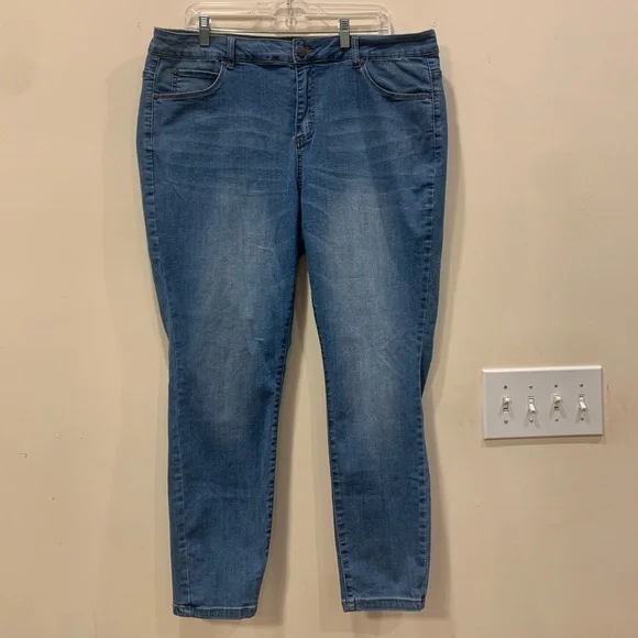 TAHARI Kelly Classic Skinny Jeans, 20W - Picture 3 of 7